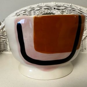 Abstract Joss & Main Lunette ceramic decorative bowl